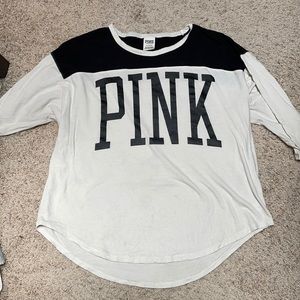 Pink 3/4 sleeve shirt